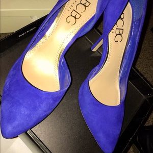 BCBG Royal Blue Heels Size 9.5